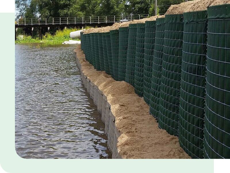 Defensive Hesco Barrier Wall Supply